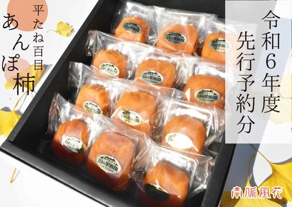 5-308 【無添加種なし】平たねあんぽ柿12個入