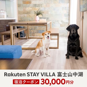 Rakuten STAY VILLA 富士山中湖 宿泊クーポン (30,000円分) YAL002