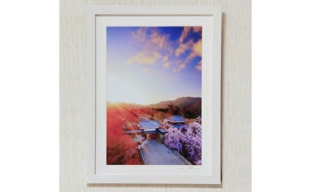 信州上田癒しの風景　写真家岡田光司　2Lサイズ額付きオリジナルプリント 8