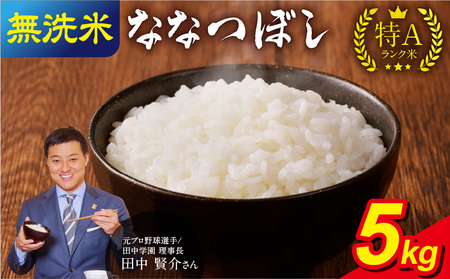 令和5年産 うりゅう米 ななつぼし 無洗米 5kg（5kg×1袋）