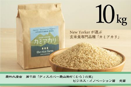 【074-04】【幻の玄米】　自然栽培　カミアカリ　玄米　10kg