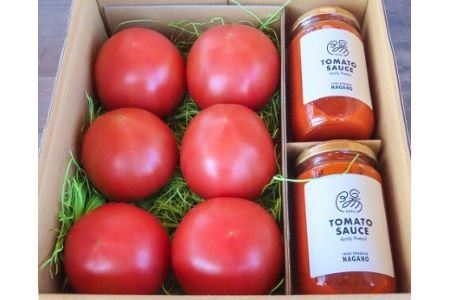 長野県『陽の香り』トマトソース＆フレッシュトマト 詰合せ