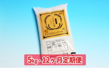 【12ヶ月定期便】信州佐久産　コシヒカリ　五郎兵衛米　5kg 幻の米 美味しいお米 お取り寄せ