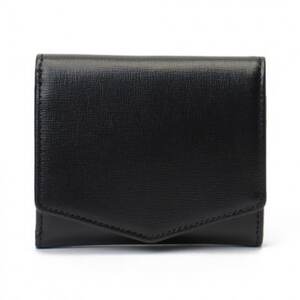 【濱野皮革工藝のお財布】フォーマル 折り財布(ブラック)【1491310】