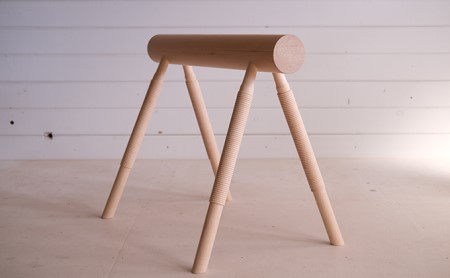 木工yamagen Pillar stool