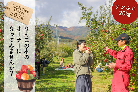 KO01-24A りんごの木のオーナー（サンふじ）【20kg限定】 