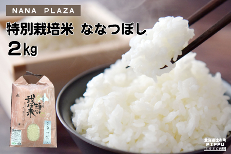【新米予約】2024年産　ナナプラザ　特別栽培米ななつぼし　２kg