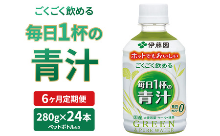 【定期便６ヵ月】伊藤園　毎日いっぱいの青汁