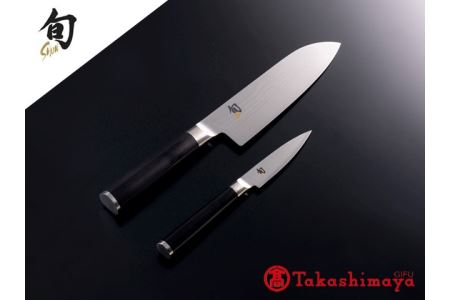 【59E0483】〈貝印〉旬Shun Classic 2本セットA（三徳包丁 175mm＆ペティナイフ 90mm）
