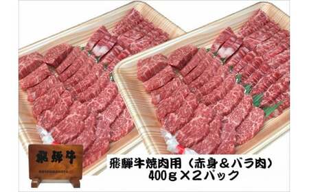 「肉の芸術品」飛騨牛焼肉用400g×2パック 焼肉 バーベキュー BBQ 27-005