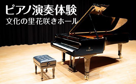 ピアノ演奏体験  文化の里花咲きホール半日使用 [No.396]