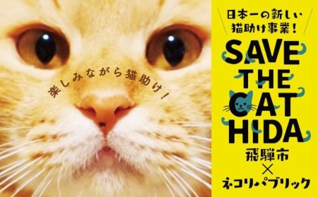 SAVE THE CAT HIDA PROJECTへの返礼品なしの寄附　猫の殺処分ゼロを目指すSocial Project![neko04]