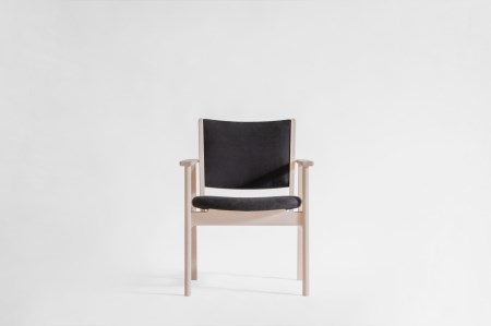 LIM Living Chair リムリビングチェア（イタヤカエデ）布座：チャコール