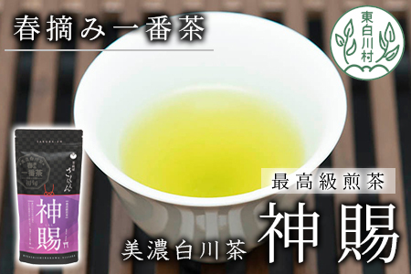 茶師が丁寧に仕立てた最高級煎茶 「神賜-しんし-」80g 茶蔵園 日本茶 緑茶 煎茶 8000円