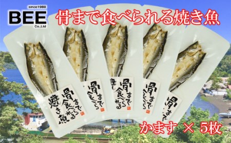 【価格改定予定】焼き魚 焼魚 骨まで食べられる かます 5袋 国産 干物 保存食