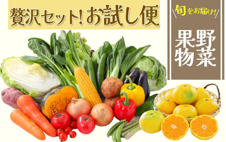 湯の花　旬の野菜と果物セット