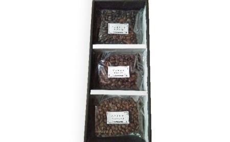 【隔月6回お届け】自家焙煎コーヒー豆おまかせ3種セット（粉）【100g×3袋】