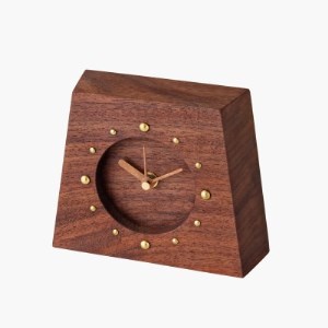 HAZAI project HAZAI CLock ウォルナット木工品  置き時計【1316464】
