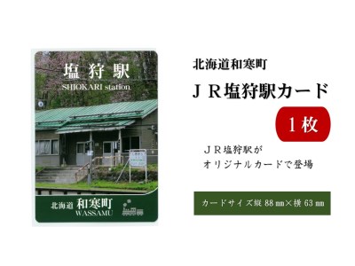 【ふるさと納税】JR塩狩駅カード