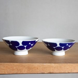 souzyu-en modern 川　夫婦茶碗セット(S・M各1個)　ご飯茶碗　瀬戸焼【1220599】