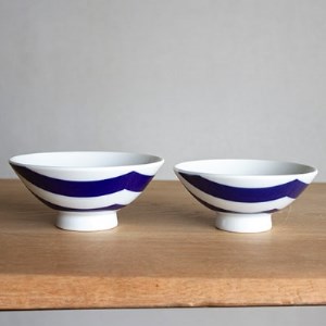 souzyu-en modern 風　夫婦茶碗セット(S・M各1個)　ご飯茶碗　瀬戸焼【1220602】